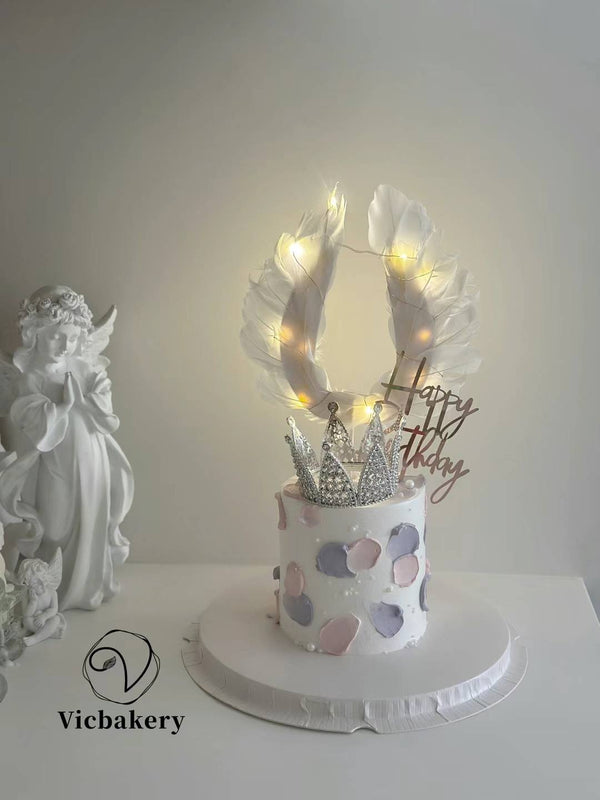 Tiara wings Fairy cake