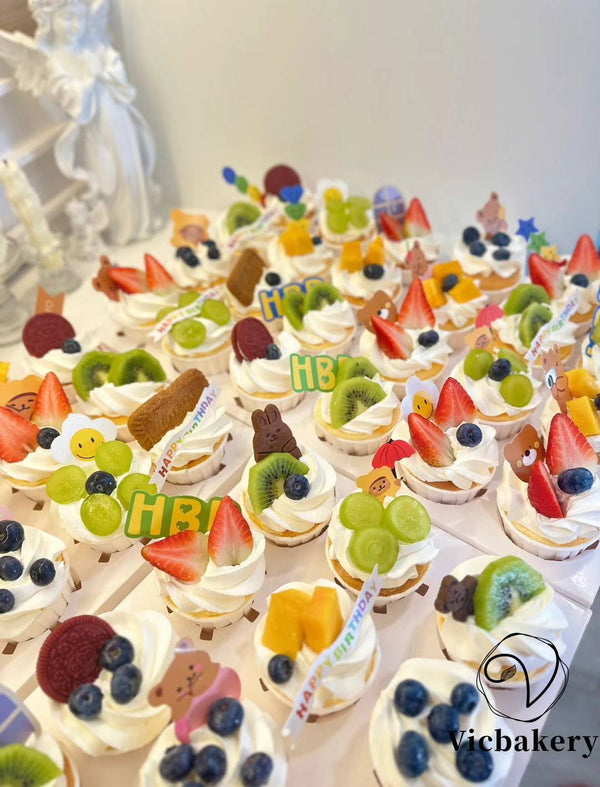 Cup cake - fruits
