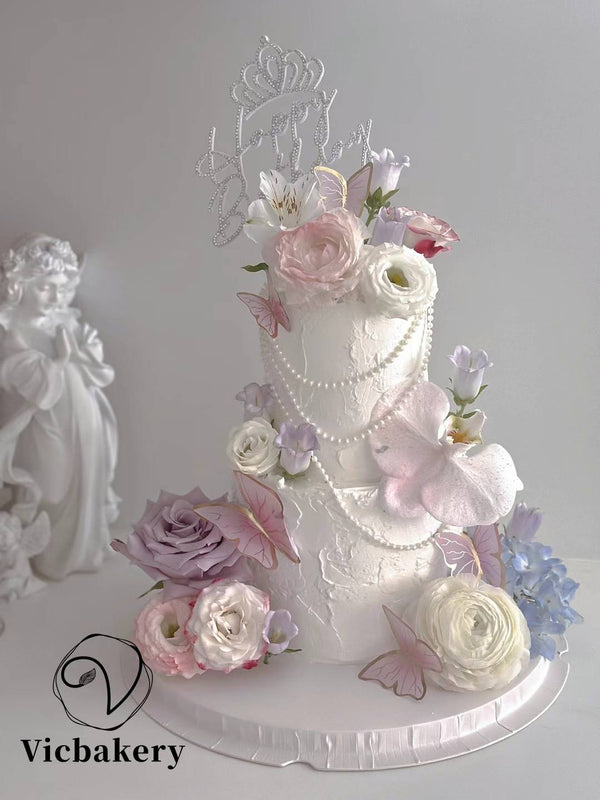 Camellia flower cake