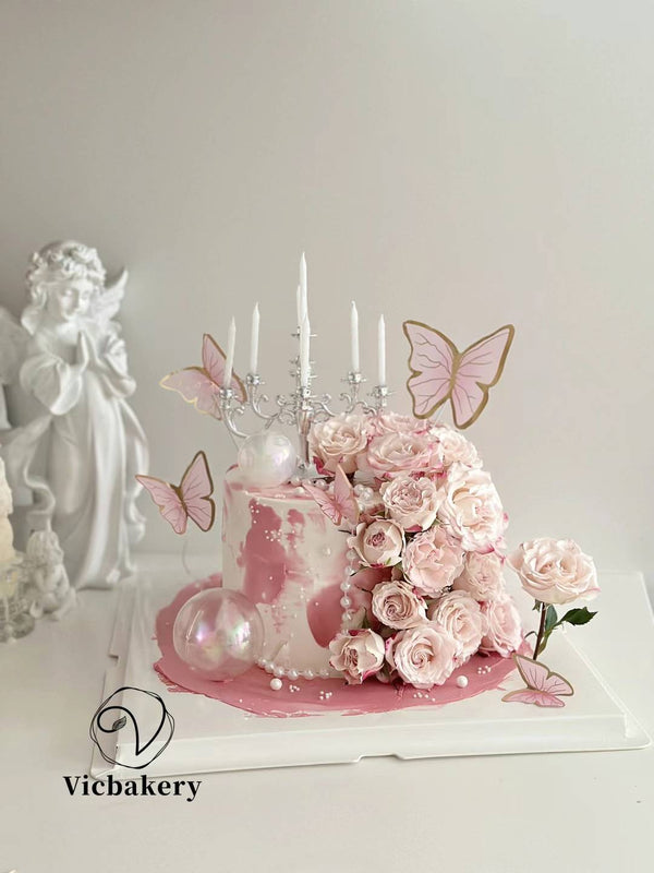 Rosy flight cake