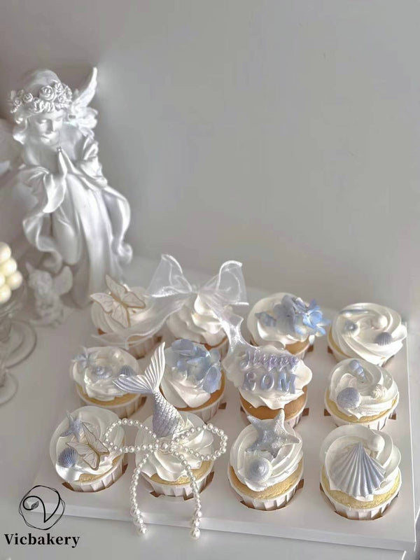 Mermaid theme Cup cake