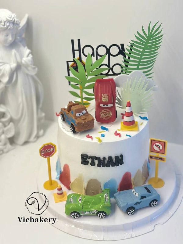 Boy - Mcqueen car cake