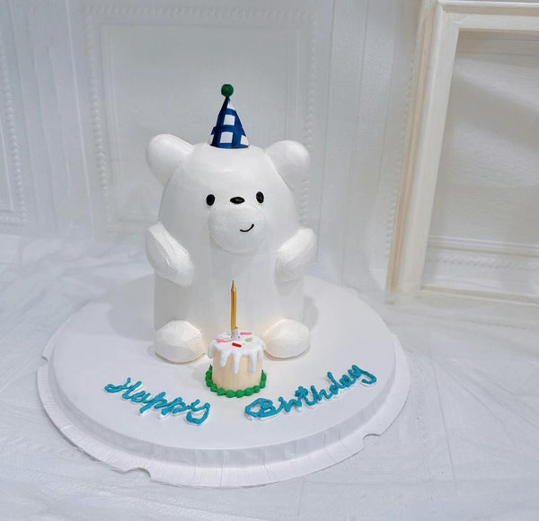 3D bear cake we bare bear