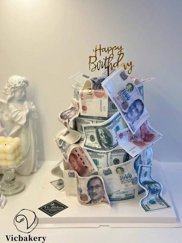 Men US dollar cake