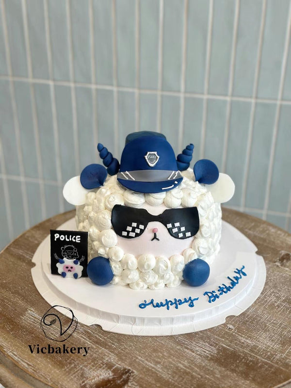 3D police sheep