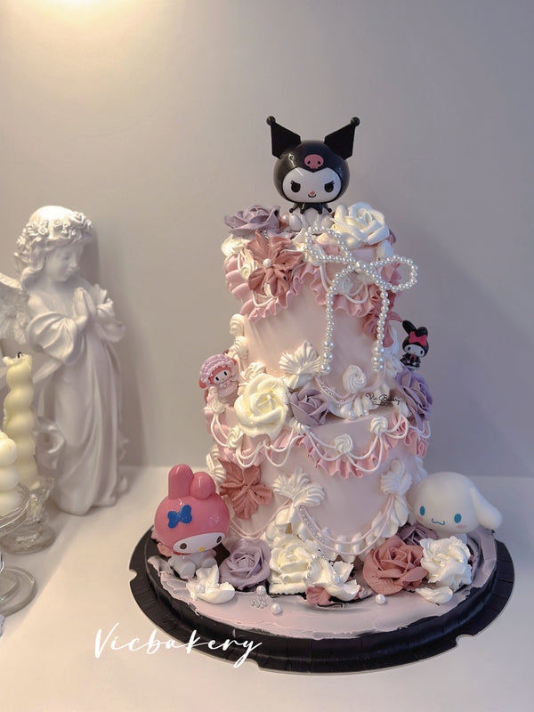 Kuromi cake of Multi tier