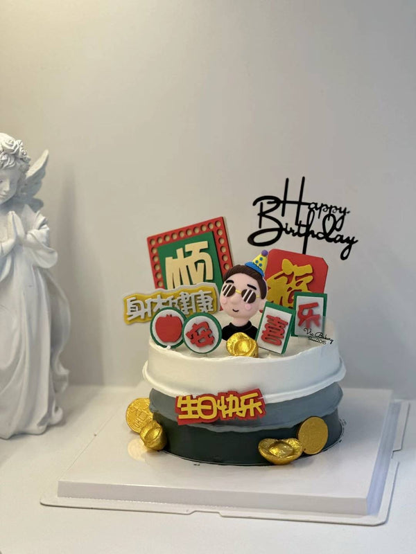 Men's Cake-blessing tags