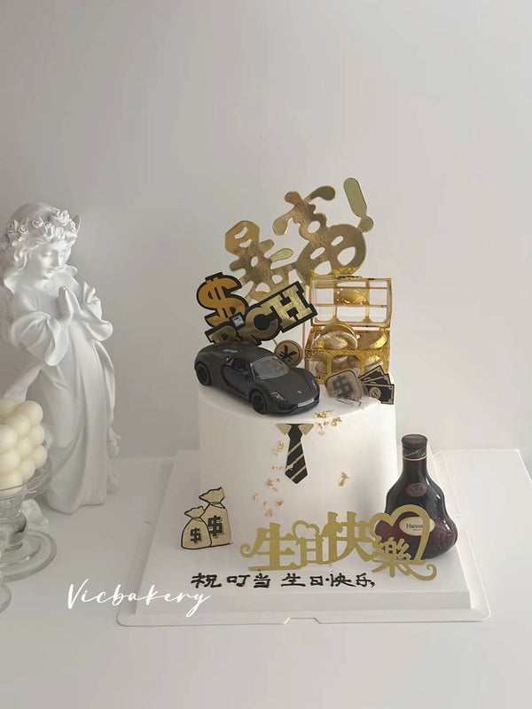 Men's Cake-Getting rich