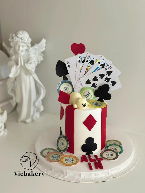 Men's Cake-Poker theme