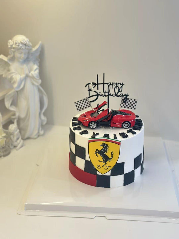 Men's Cake-in Ferrari theme