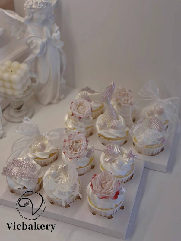 Floral Cup cake